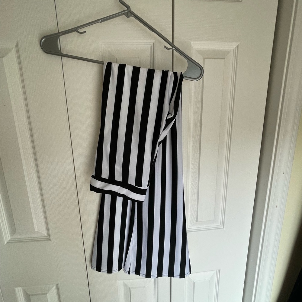Lady’s striped pants